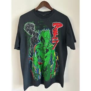 Tetsuo Shima Akira T-shirt Reprint Changes Tag Single Stitch